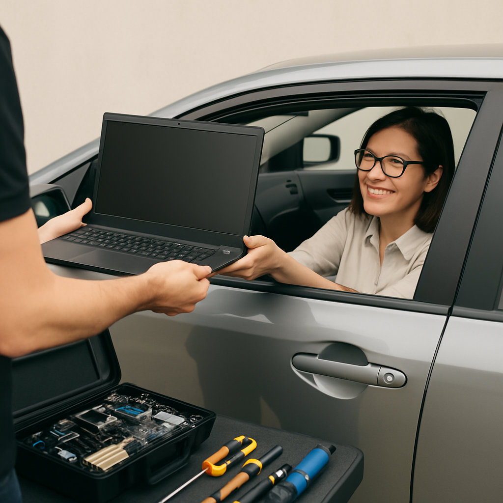 Convenient Curbside Computer Service